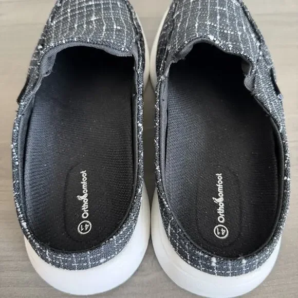 OrthoComfoot Womens Slippers Arch Support House Shoes US 10 EU 41 Orthopedic - Picture 7 of 10